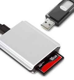 CF card/USB memory Stick