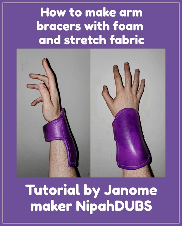 How to Sew Foam Bracers
