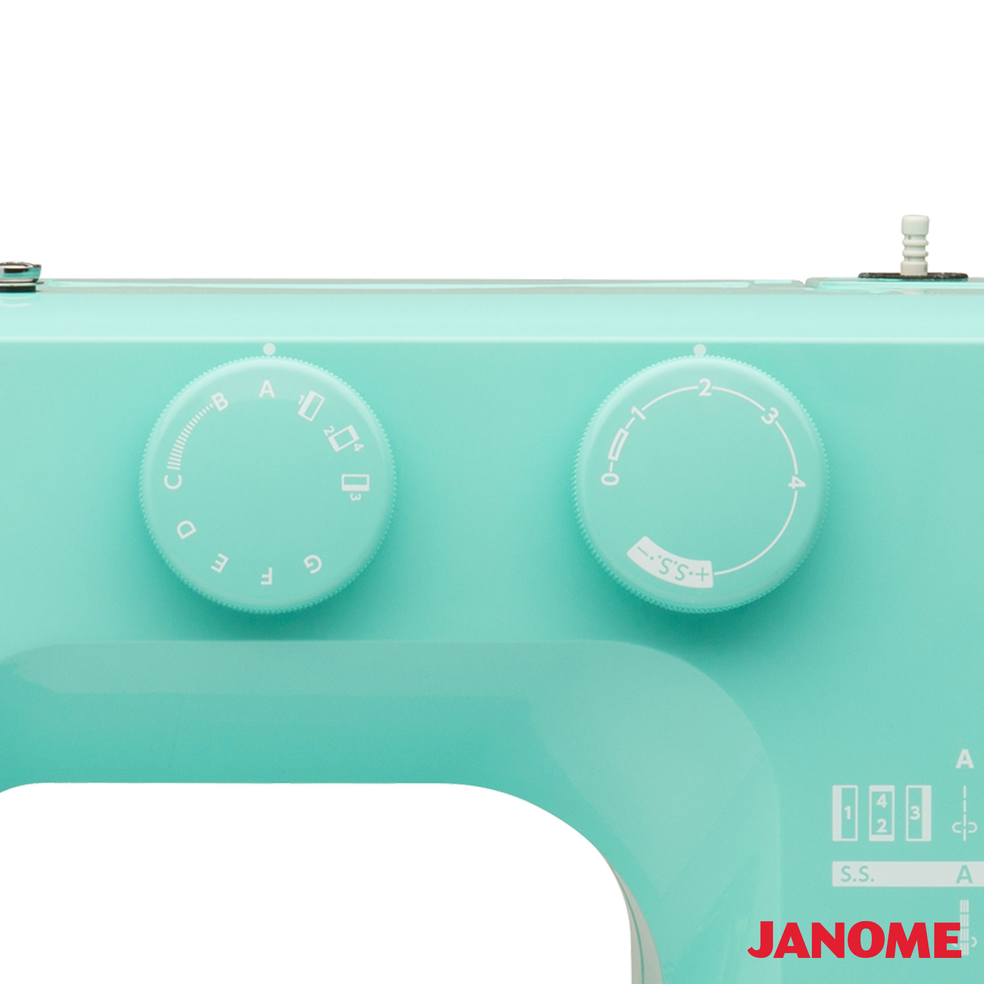 Janome Arctic Crystal Easy-to-Use Sewing Machine 