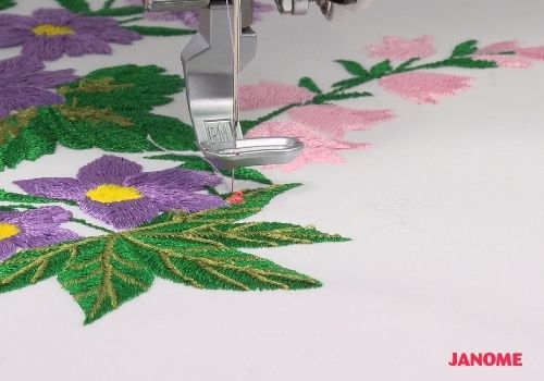 embroidery positioning marker - Janome Continental M17 Professional