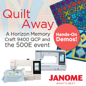 CREATIVE FUN AT JANOME STORES ACROSS WESTERN CANADA Part 2