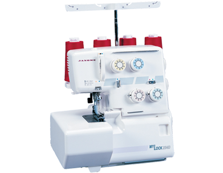 Janome Mylock Serger and Older Sewing Machine Foot Control