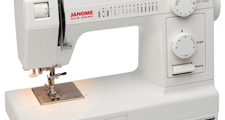 Janome HD1000 BE Heavy Duty Black Edition TREADLE Sewing Machine