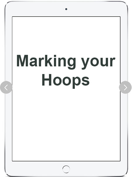 Marking your hoops