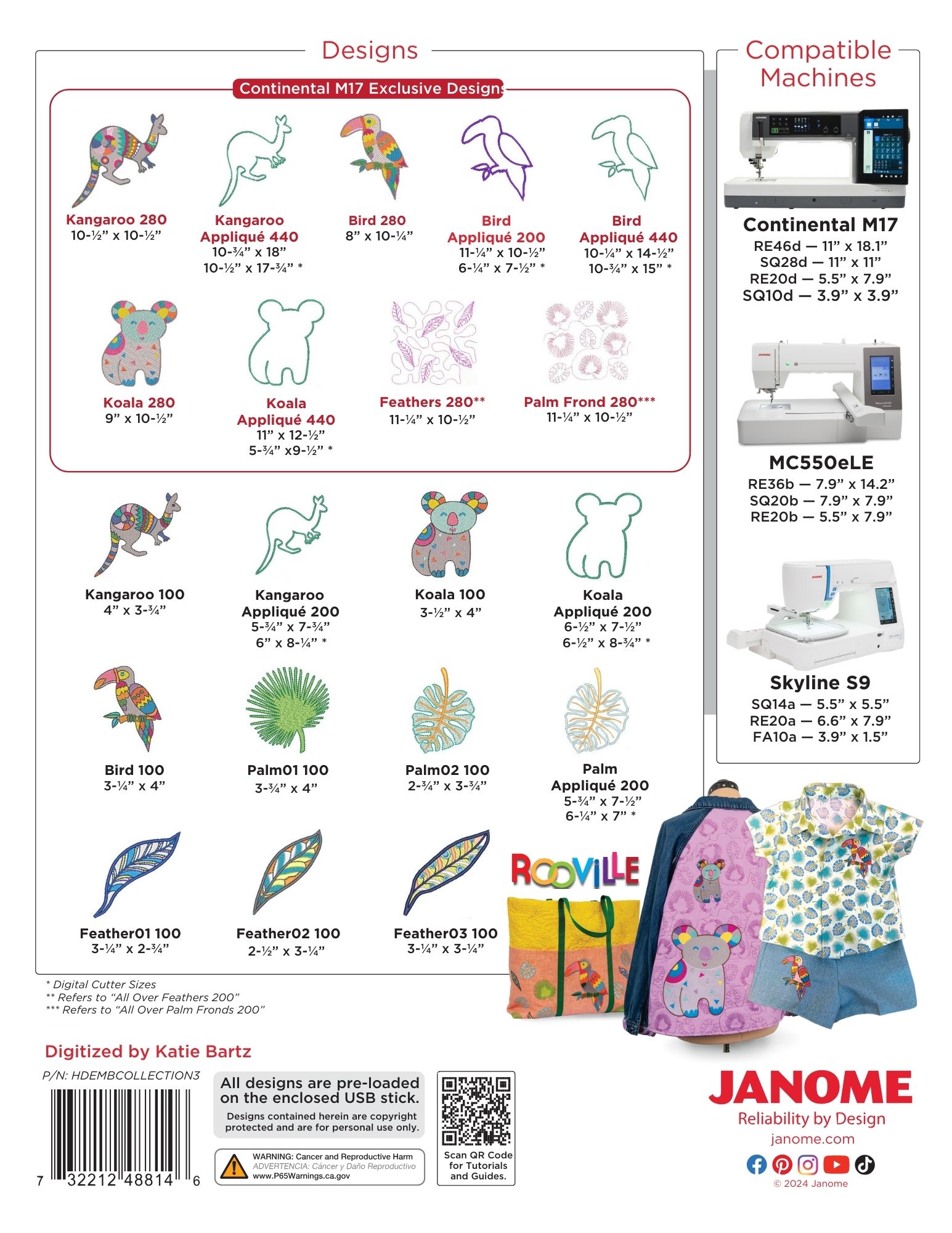 Rooville Exclusive Design Collection - Janome