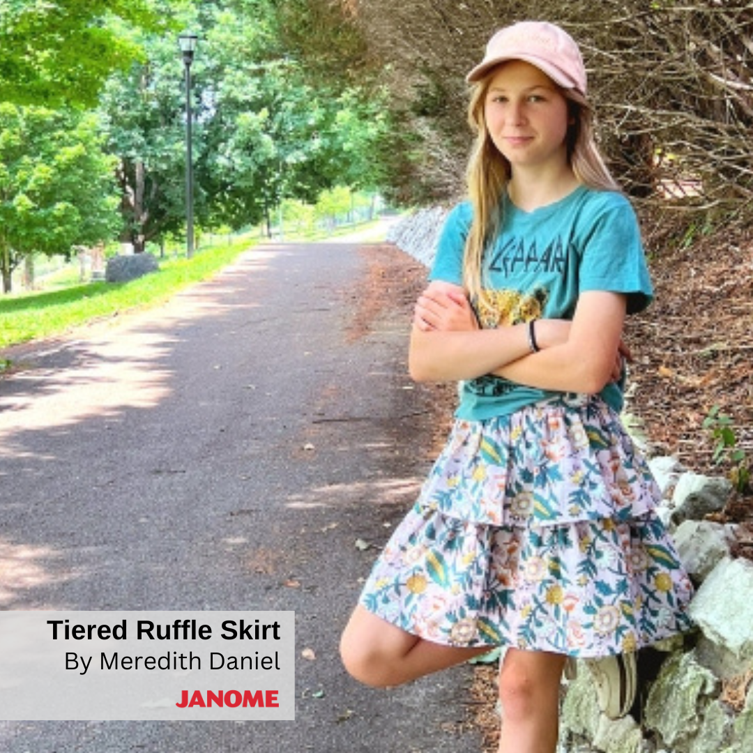 Tiered Ruffle Skirt - Janome