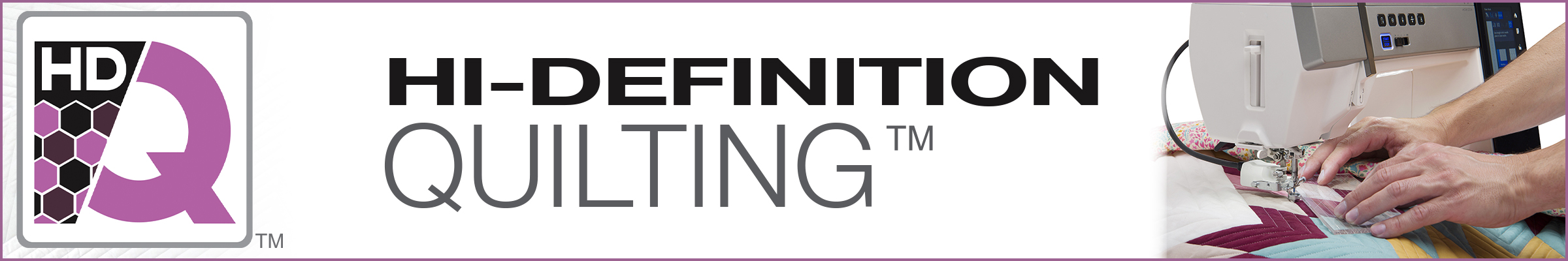 Hi-Definition Quilting Banner