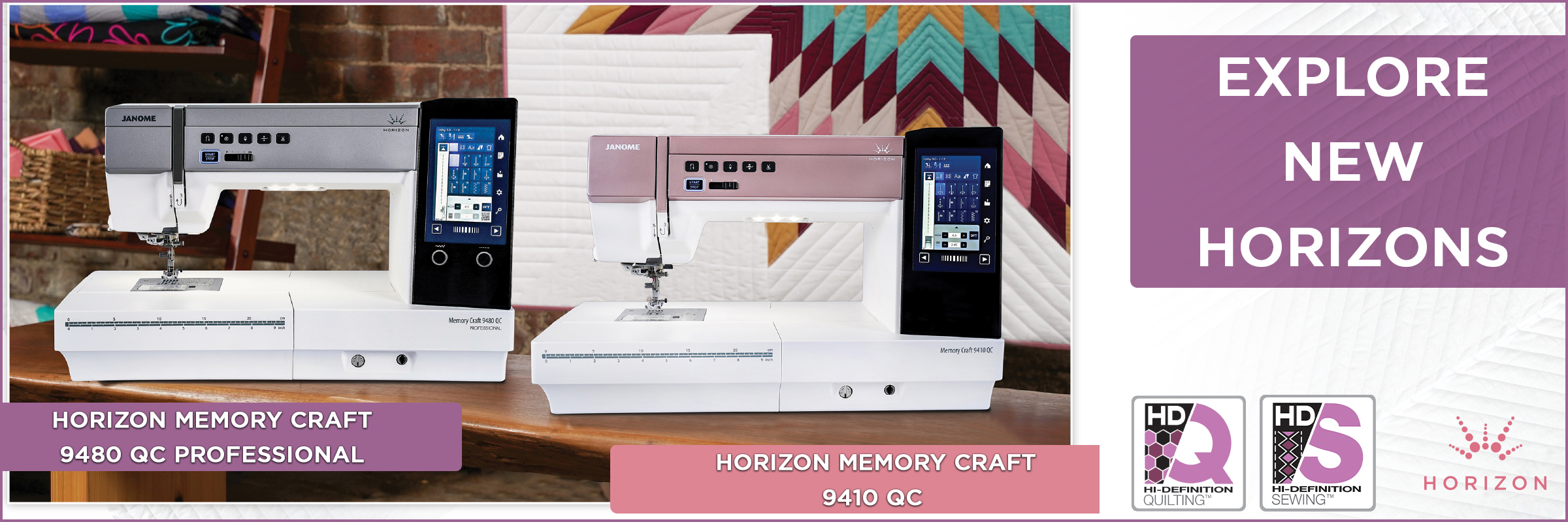 fromjoy-fromjoy 未開封 Janome Horizon Quilting Machine - Memory Craft | Pins & Needles